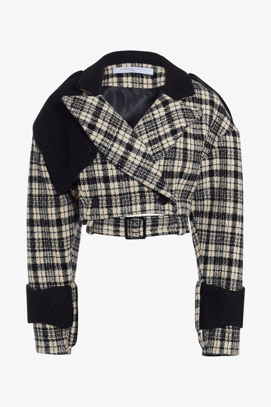 Chaqueta Clara Tartan